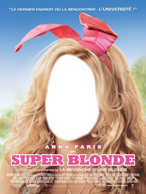 superbe blonde Photomontage