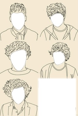 One Direction Face Fotomontaggio