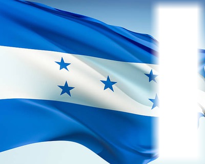 Bandera de Honduras フォトモンタージュ