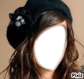 femme au chapeau Fotomontāža