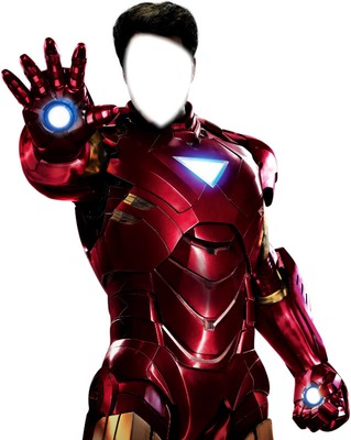 Iron Man Фотомонтажа