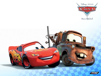 rayo mcqueen y mate J.L Photo frame effect