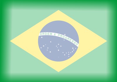 Bandeira do Brasil Fotomontáž
