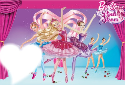 barbie ballerina Fotomontaža