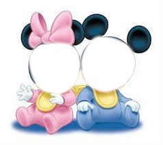Mickey et Minnie Fotomontažas