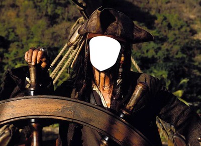 pirate フォトモンタージュ