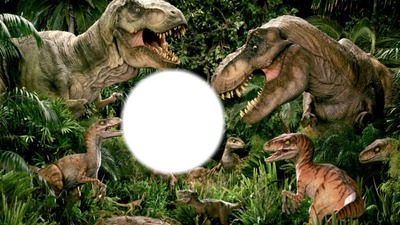 dinosaurios Fotomontage