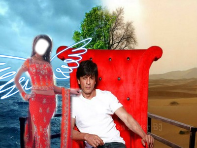 shahrukh khan and kajol Fotomontage