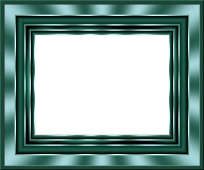 cadre vert Photomontage