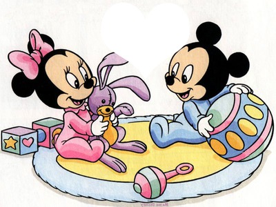 baby mimie mouse Fotomontagem