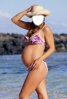 femme enceinte Fotomontasje