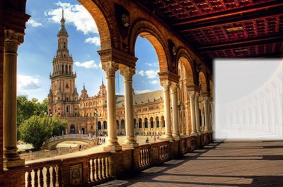 Paisaje de Sevilla Fotomontasje