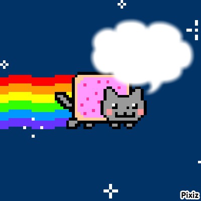 Nyan cat Fotomontasje
