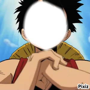 Luffy de One Piece Fotomontažas