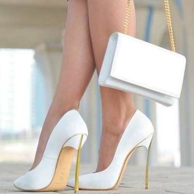 White Shoe Photomontage