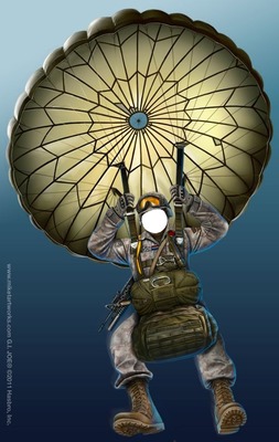 parachute Фотомонтажа