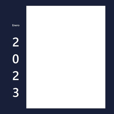 marco azul, enero 2023 Fotomontažas