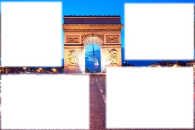 Champs Elysé Photo frame effect