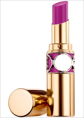 Yves Saint Laurent Rouge Volupte Lipstick in Purple Montaje fotografico