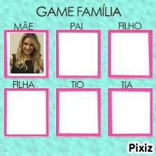 Game Família Fotomontagem