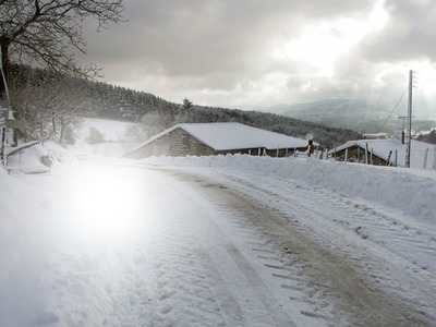 neige Fotomontaggio