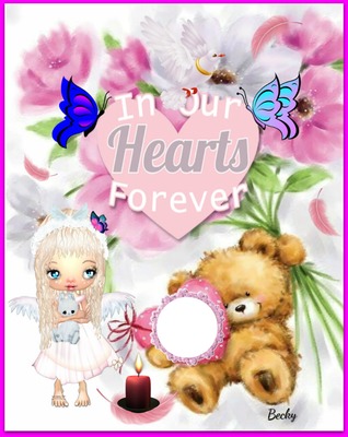 in our hearts forever Fotomontage