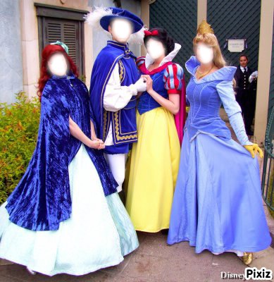 les princesses Фотомонтажа