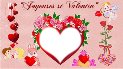 Joyeuse st valentin Fotomontaža