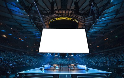Madison Square Garden Photo frame effect
