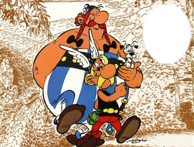 Obelix & Asterix Фотомонтажа