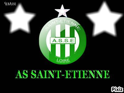 logo de saint-étienne Montaje fotografico