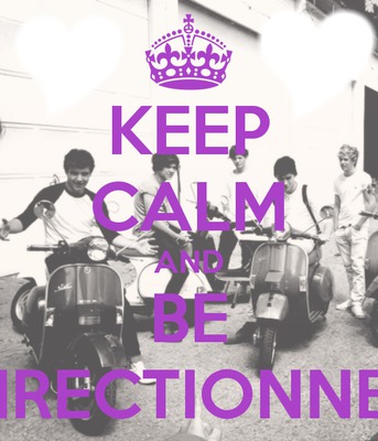 keep calm and be directionner Valokuvamontaasi