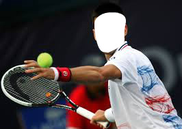 Novak Djokovic Photo frame effect