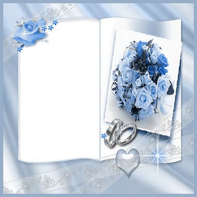 Book Of Wedding Photo frame effect