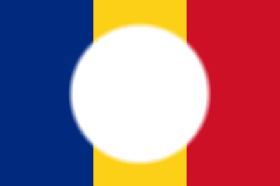 Romania flag Photo frame effect