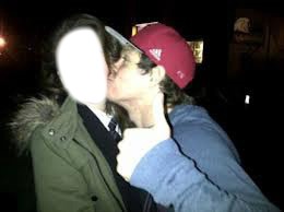 Niall besando Montage photo