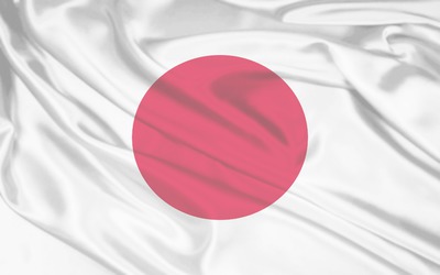 Japan flag Fotomontáž
