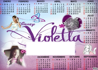 calendario de vilu Fotomontaža