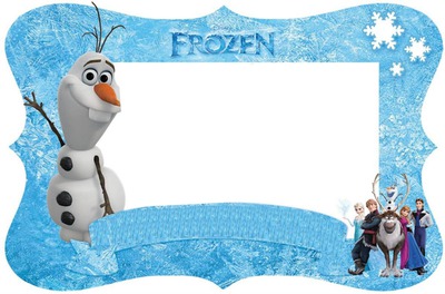 Frozen Olaf Fotomontaža