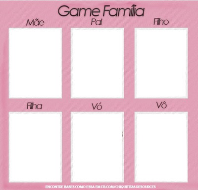 game familia Fotomontaža