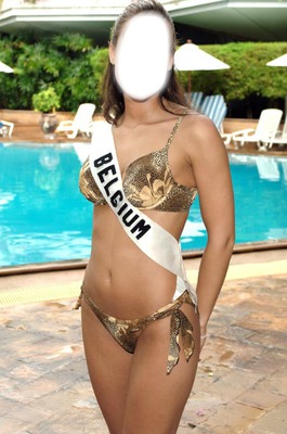 Miss Belgium Фотомонтаж