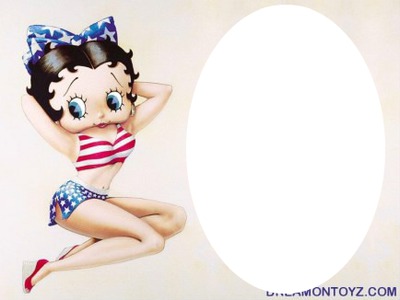 BETTY BOOP RELAXE Fotomontage