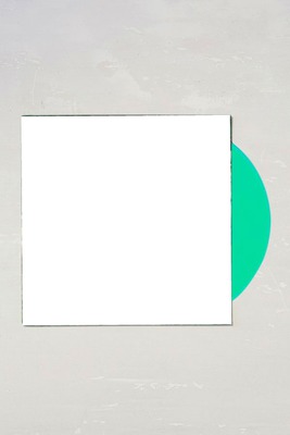 green coloured vinyl Montage photo