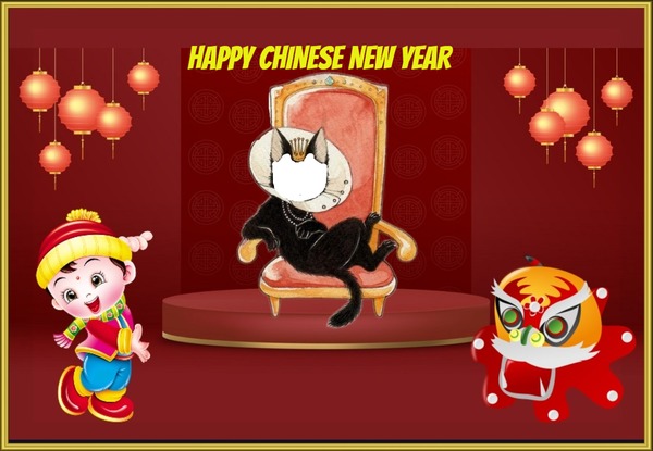 Chinese New Year Photo frame effect
