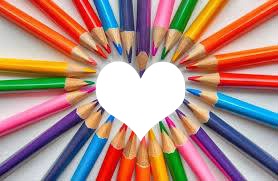 Les crayons de couleur Фотомонтаж