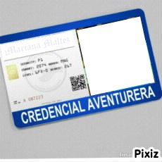 credencial para aventureros Fotomontáž