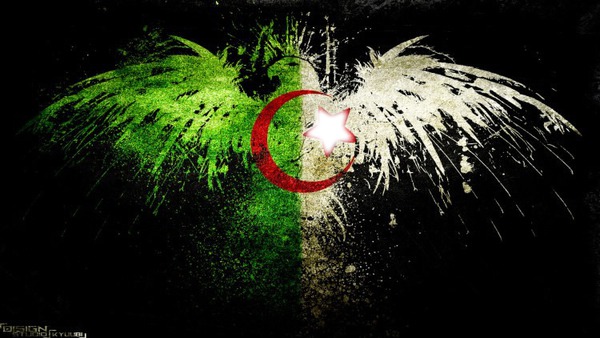 drapeaux de l'algerie Fotomontage