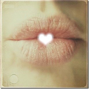 Beijo de Caração Fotomontáž