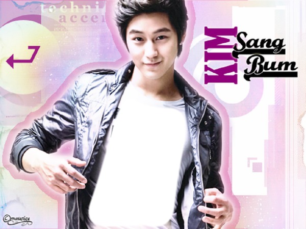 Kpop Kim Sang Bum II Fotomontáž