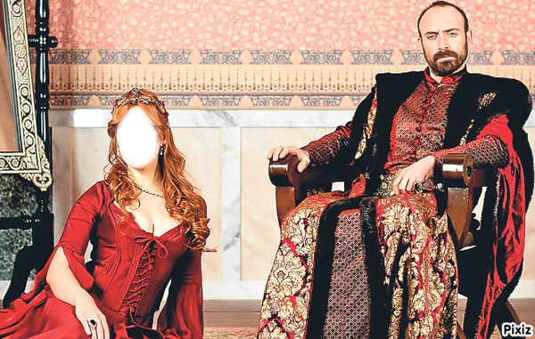 sultan solayman and huyam Fotomontāža